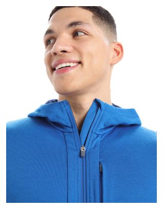 Veste à Capuche Icebreaker Merinos Quantum III Bleu