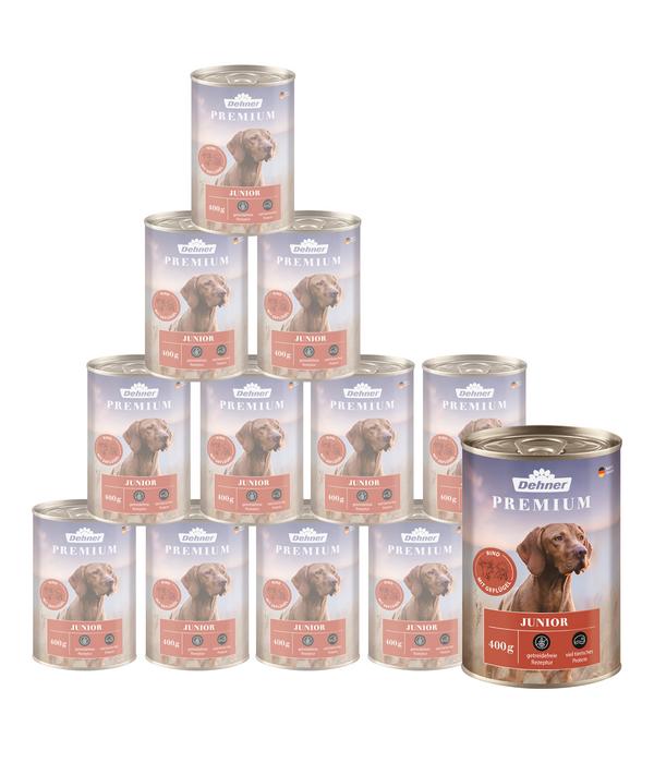 Dehner Premium Nassfutter für Hunde Junior,