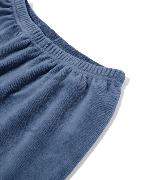 pyjama velours rayé pour enfant bleu