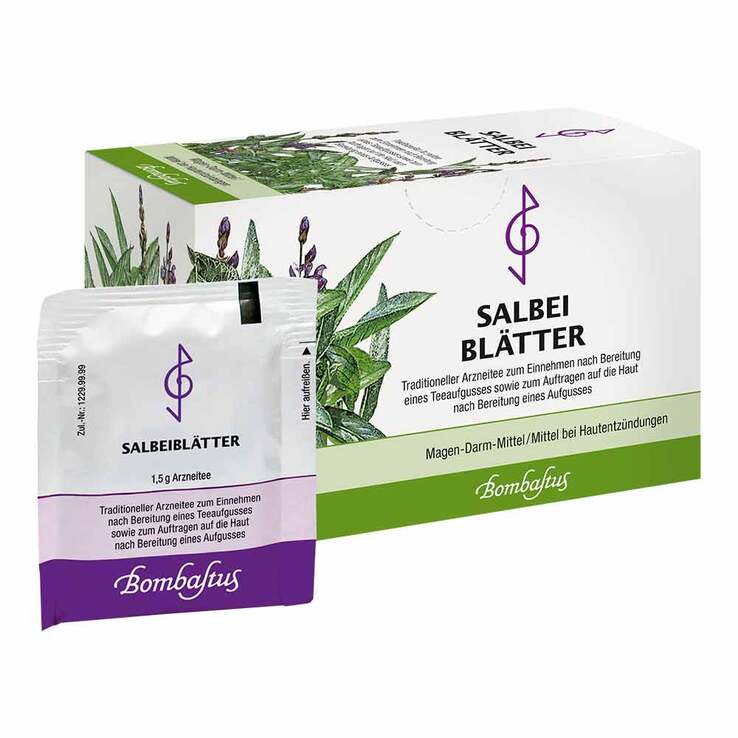 Salbeiblätter Tee Filterbeutel, 20X1.5 g