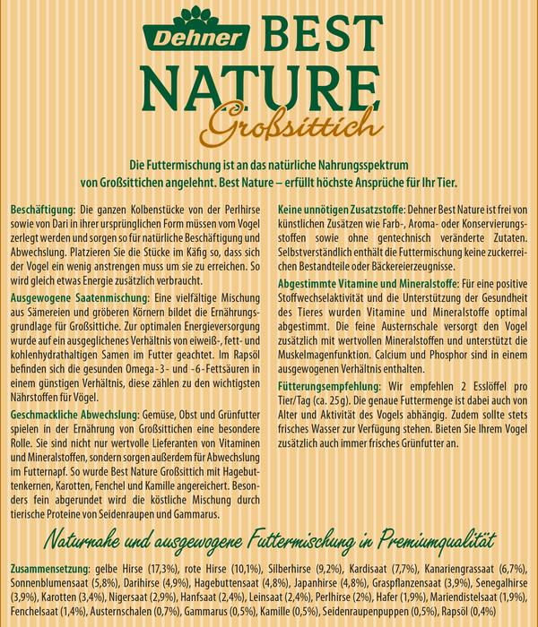 Dehner Best Nature Vogelfutter für