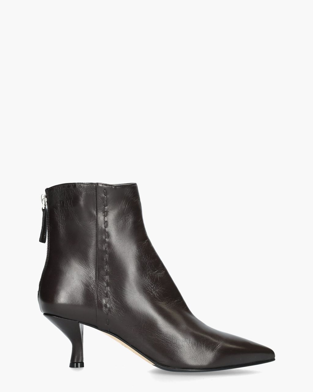 Pomme D'or Henriette Donkerbruin Dames Enkelboots