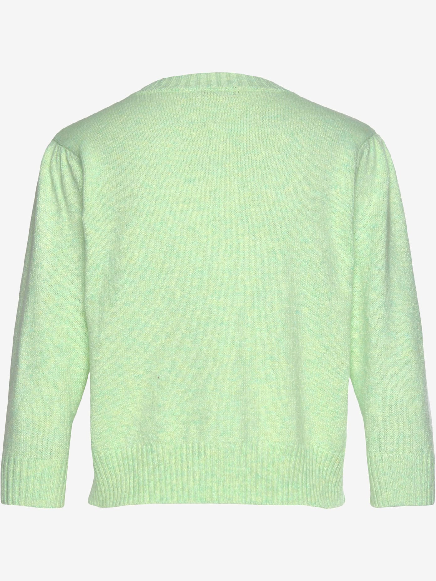Veste en tricot courte avec encolure ronde