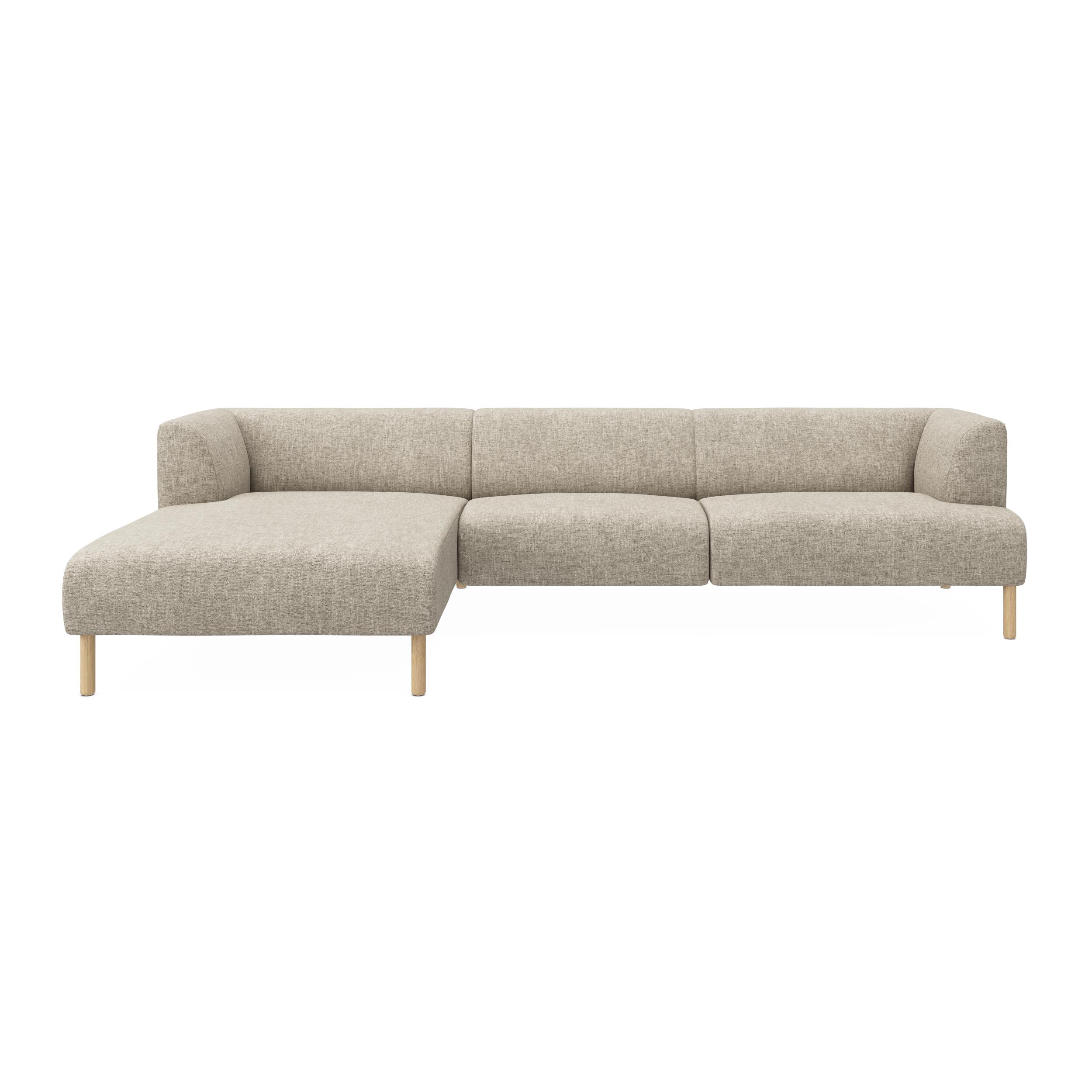 Teron venstrevendt sofa med chaiselong