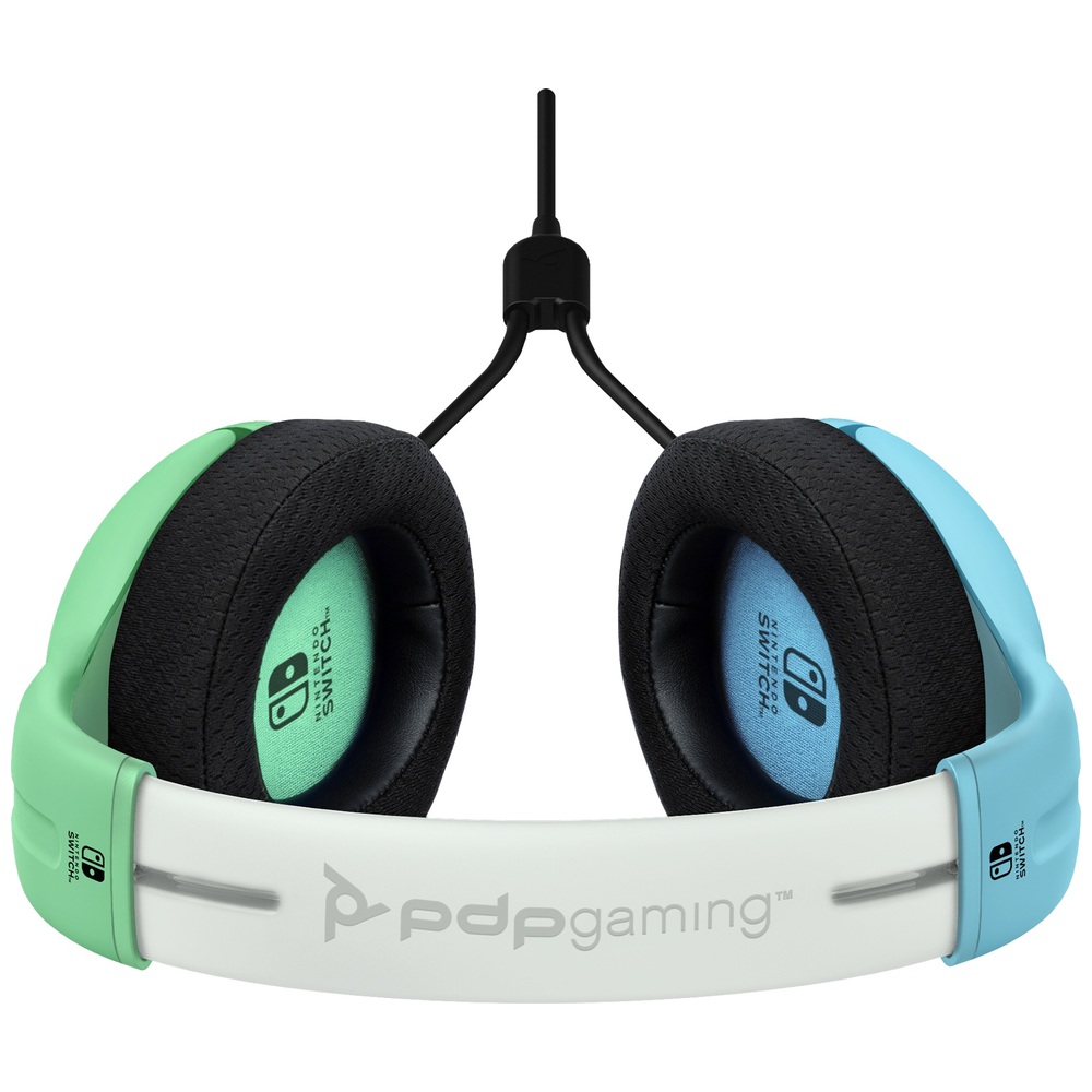PDP Gaming LVL 40 kabelgebundenes Headset für Nintendo Switch – Blau & Grün