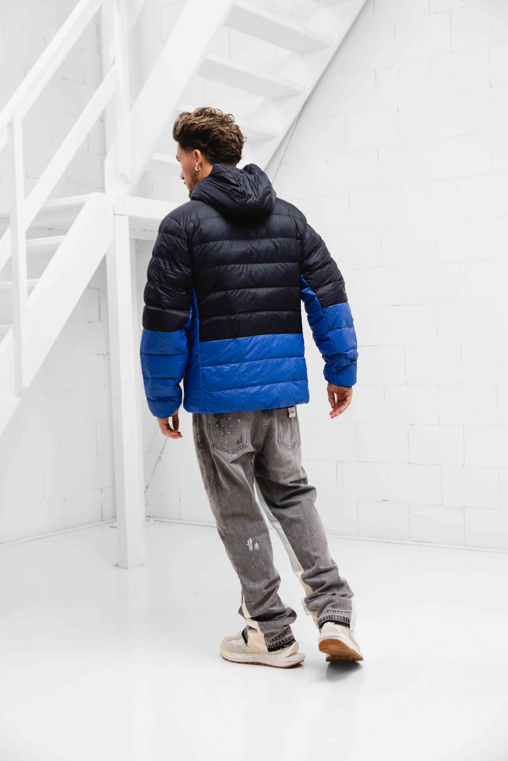 Under Armour Legend Down Winterjas Heren Zwart/Blauw