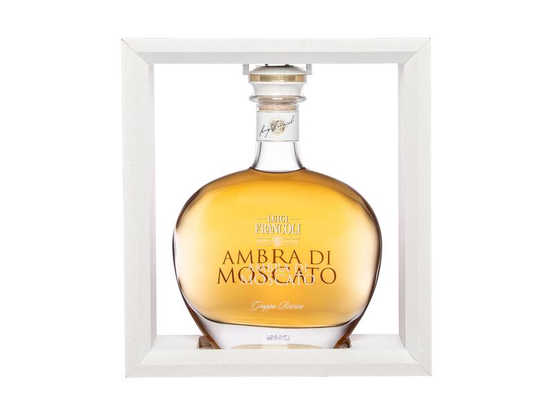 Francoli Francoli lAmbra del Moscato 0.7 l Edler Grappa aus Italien