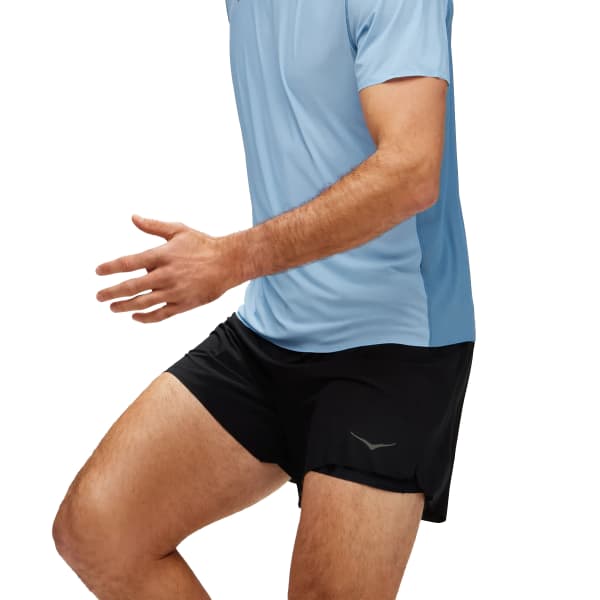 Short running HOKA ONE ONE GLIDE 5'' SHORT 2IN1 M BLACK