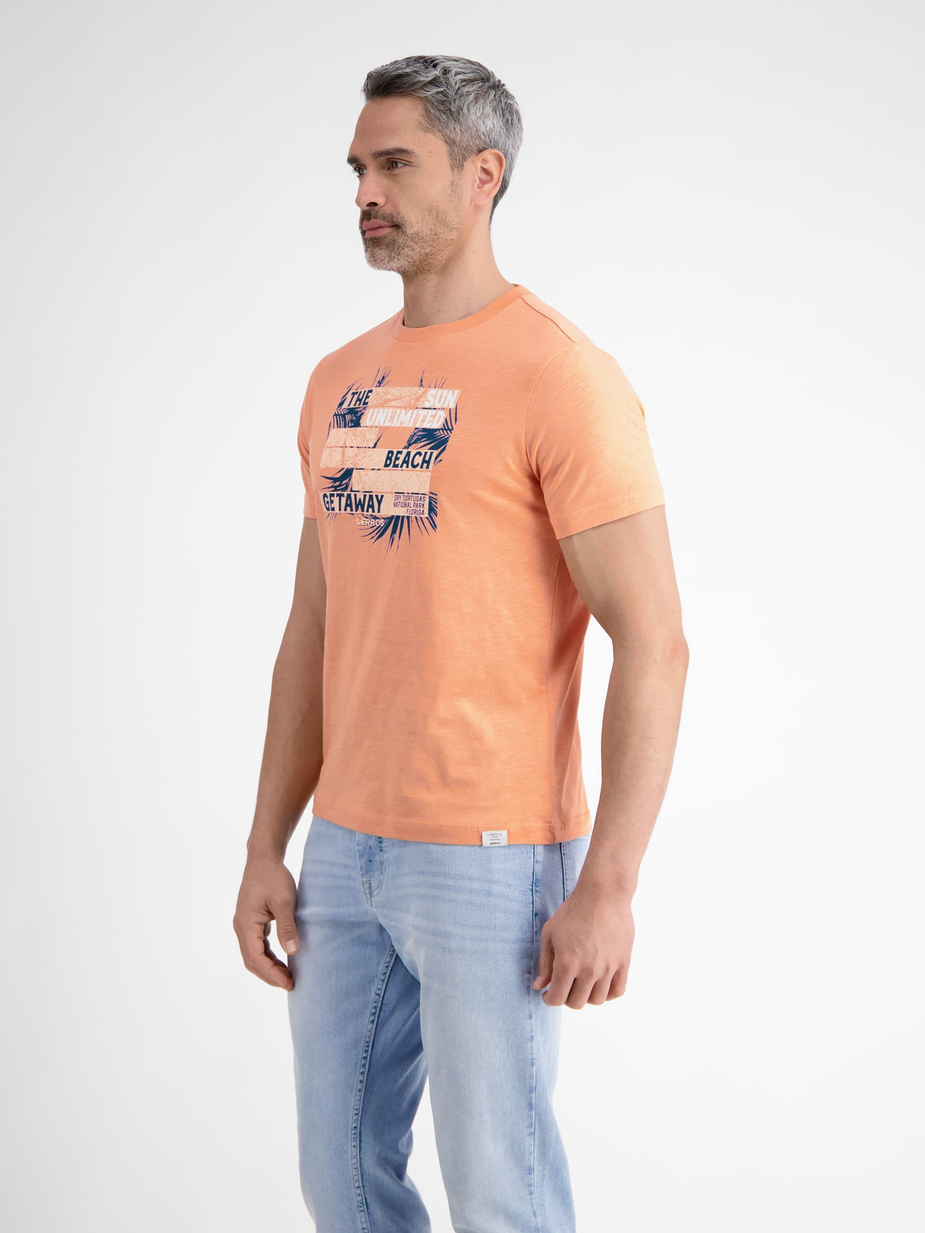 Herren T-Shirt mit sommerlichem Brustprint
