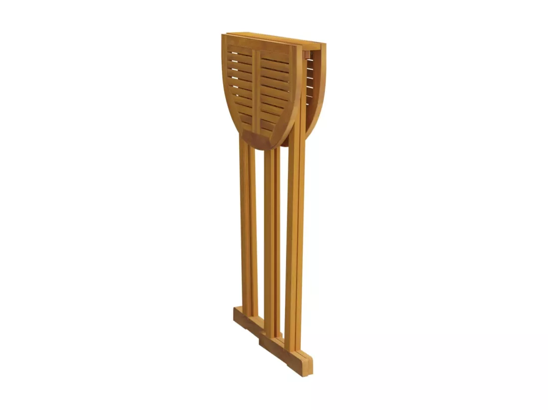 Prolenta Premium - Table de bar 90x65x105 cm Bois de teck solide