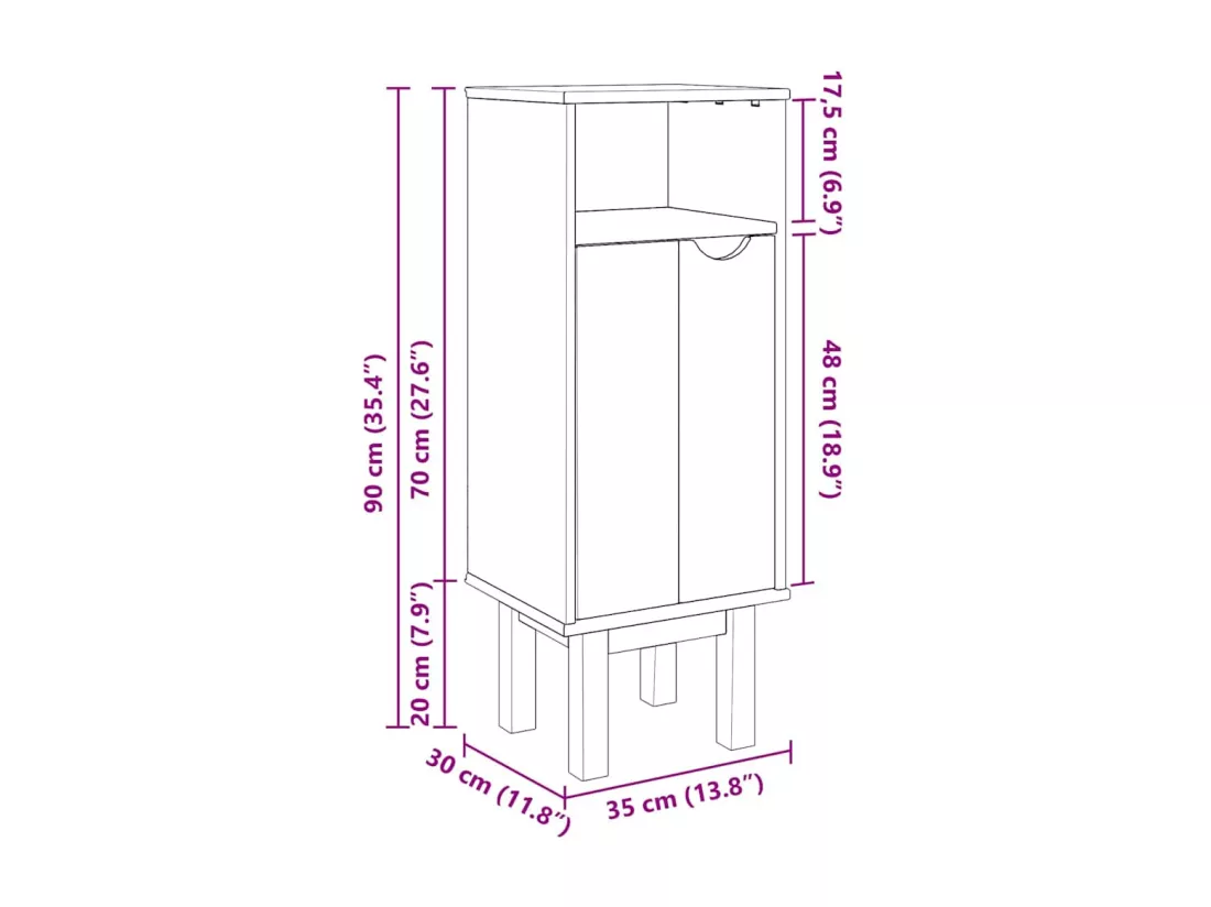 Armoire de salle de bain 