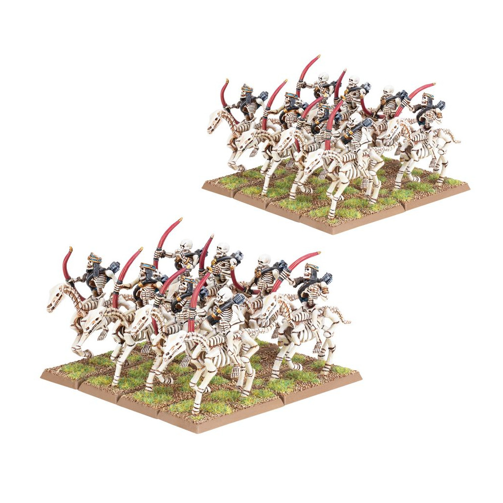 Warhammer - The Old World : Roi des Tombes de Khemri - Cavaliers / Archers à Cheval Squelettes