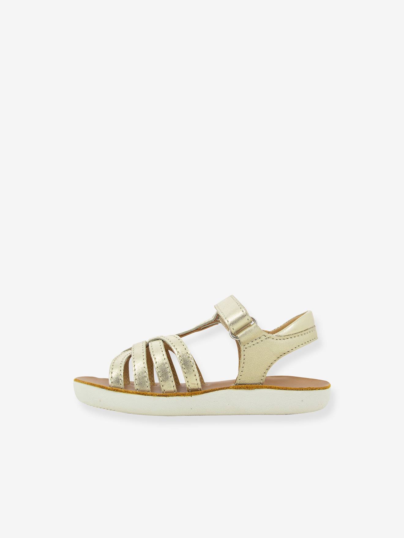 Sandálias infantis SHOO POM® Goa Cross na cor cru