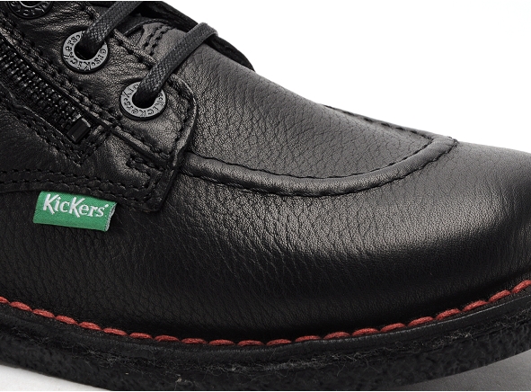 Kickers boots bottine plates femme meetickzip noir