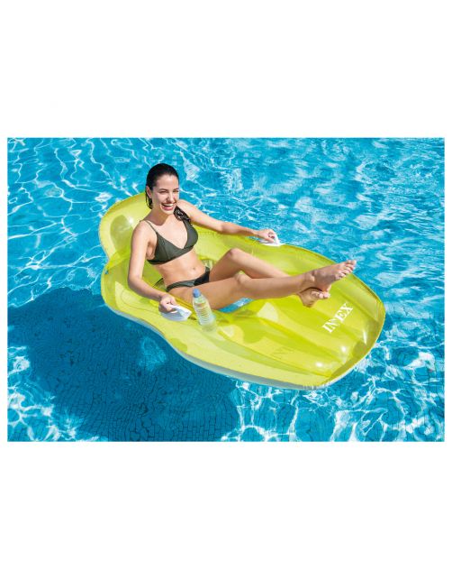 Intex Chill 'N Float Loungestoel - Luchtbedden - 163x104 cm