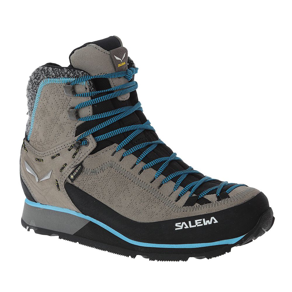 Salewa WS MTN TRAINER 2 WINTER GTX - Chaussures alpinisme Femme bungee cord/delphinium