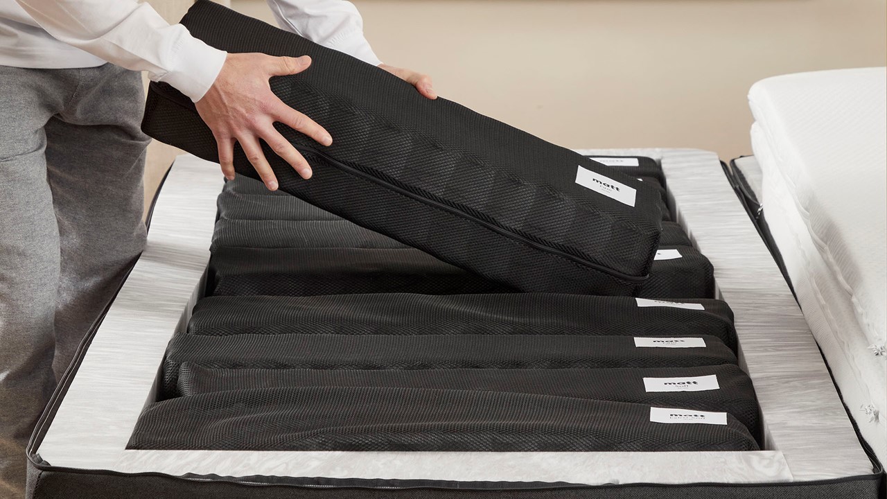 Aanpasbaar Matt Sleeps Hybrid Pro matras