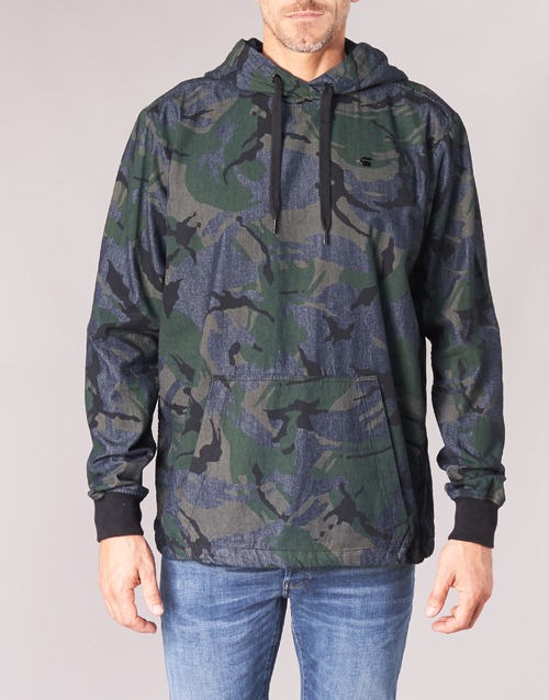 G-Star Raw - STOR ANORAK OVERSHIRT - Bleu / Vert