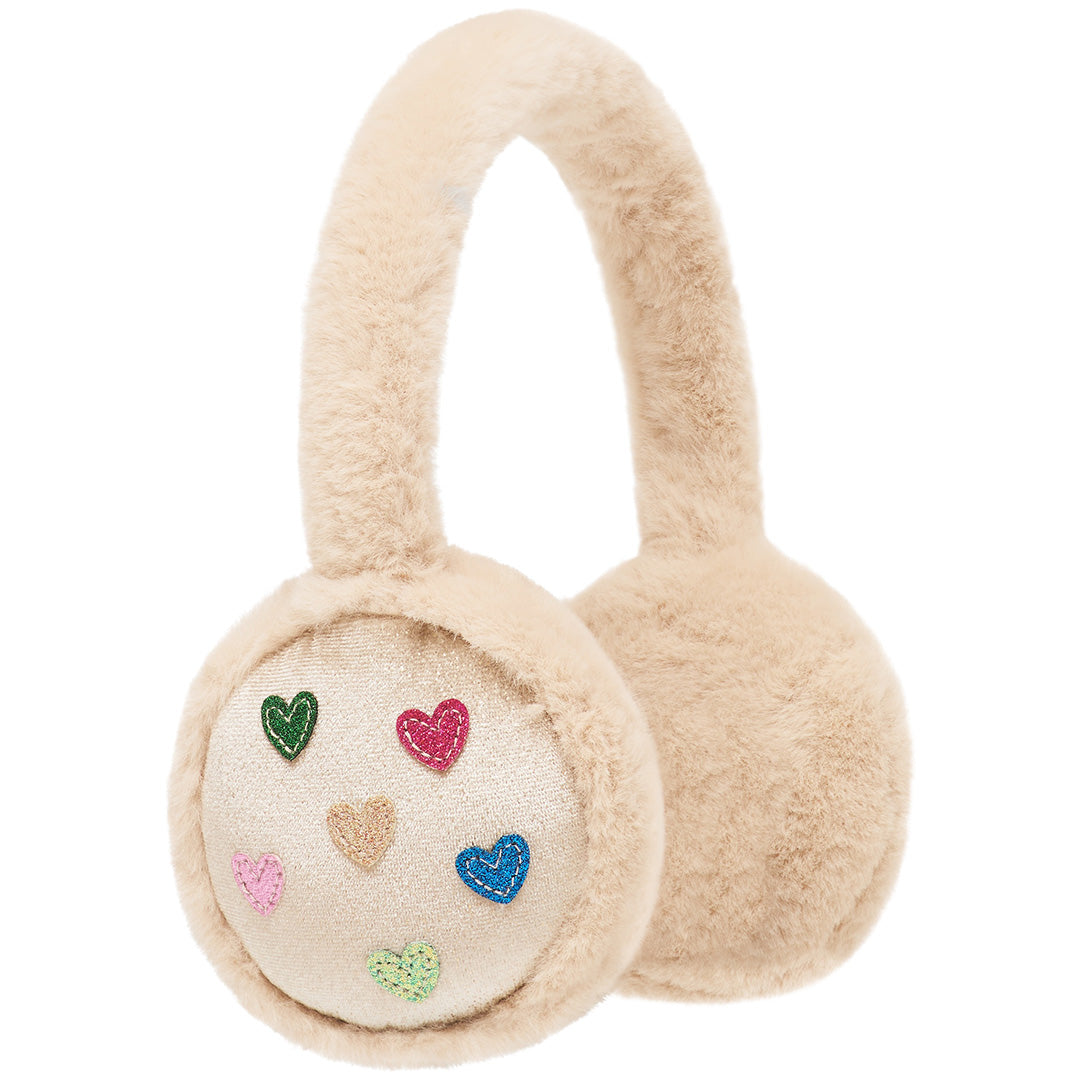 mimi & lula oorwarmers jazzy heart - beige