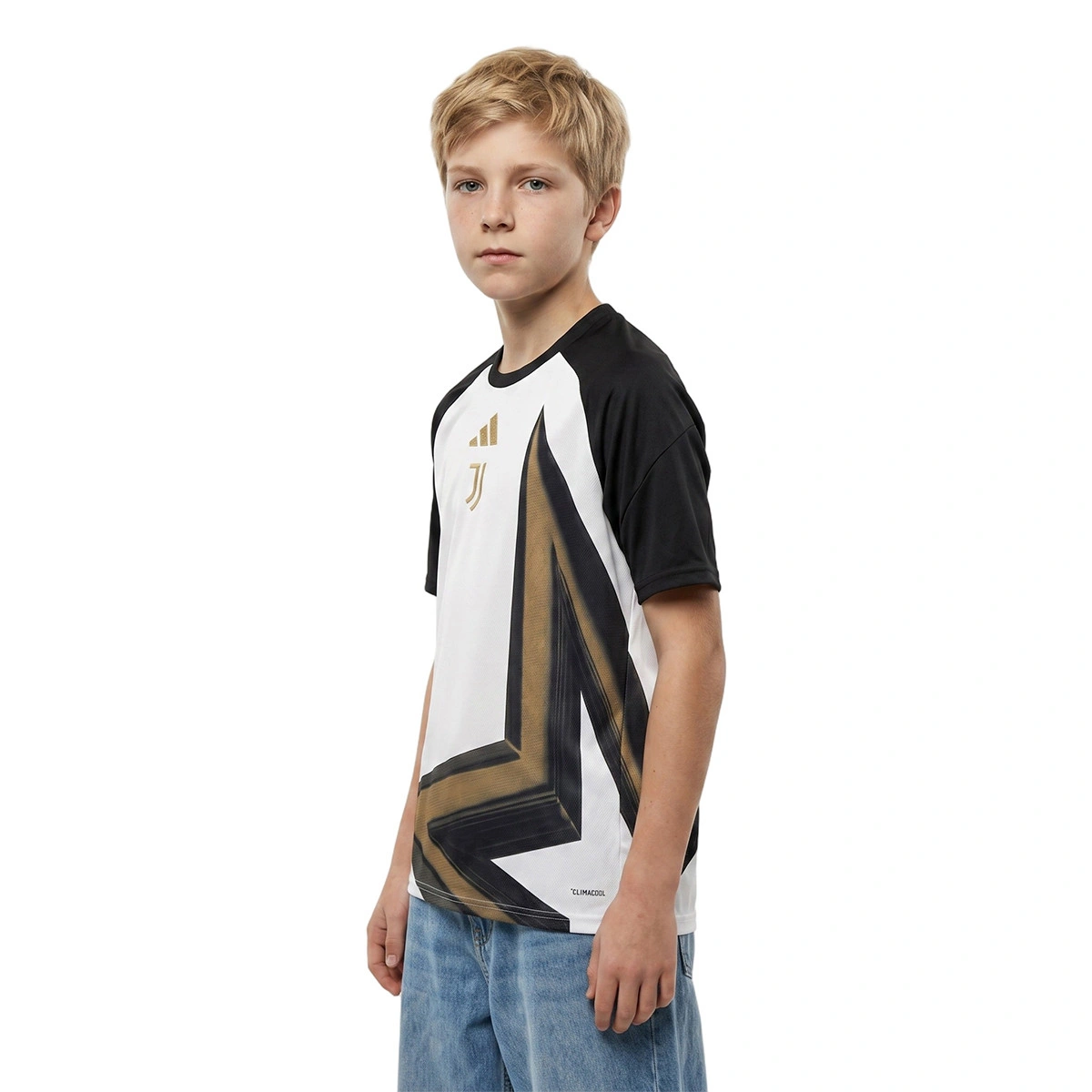 T-Shirt adidas Juventus Pre-Match 2026-2027 Criança