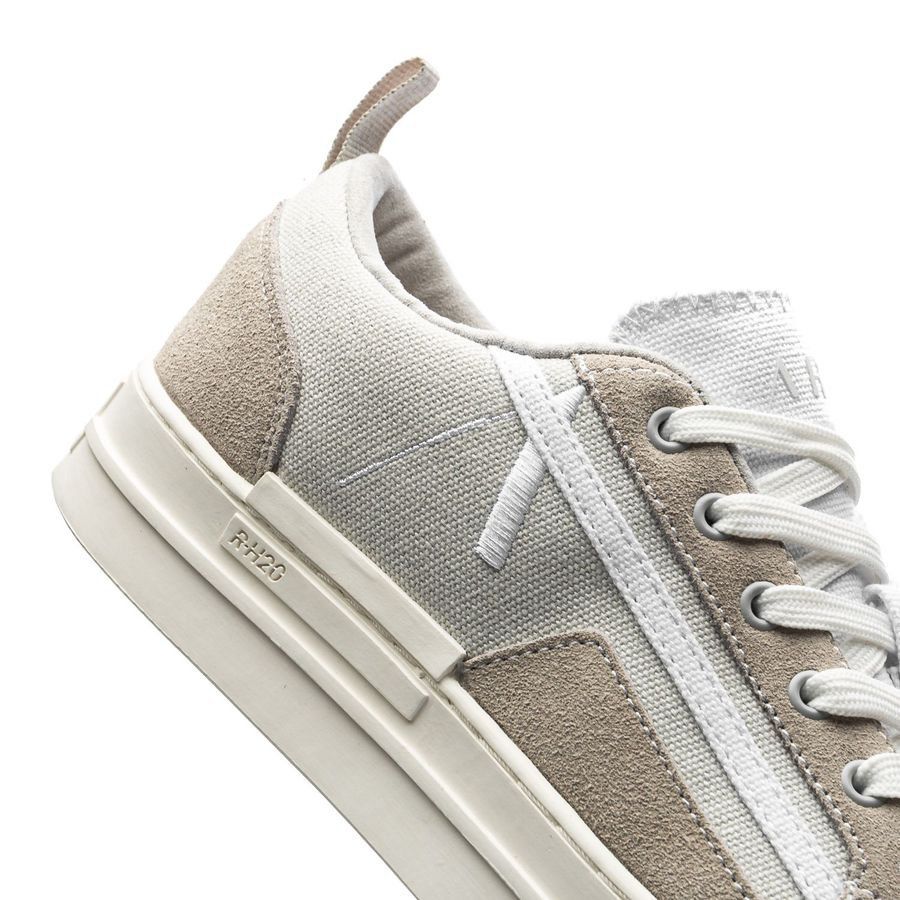 ARKK Chaussures Sommr Canvas PET Suede R-H20 - Gris clair/Blanc Femme