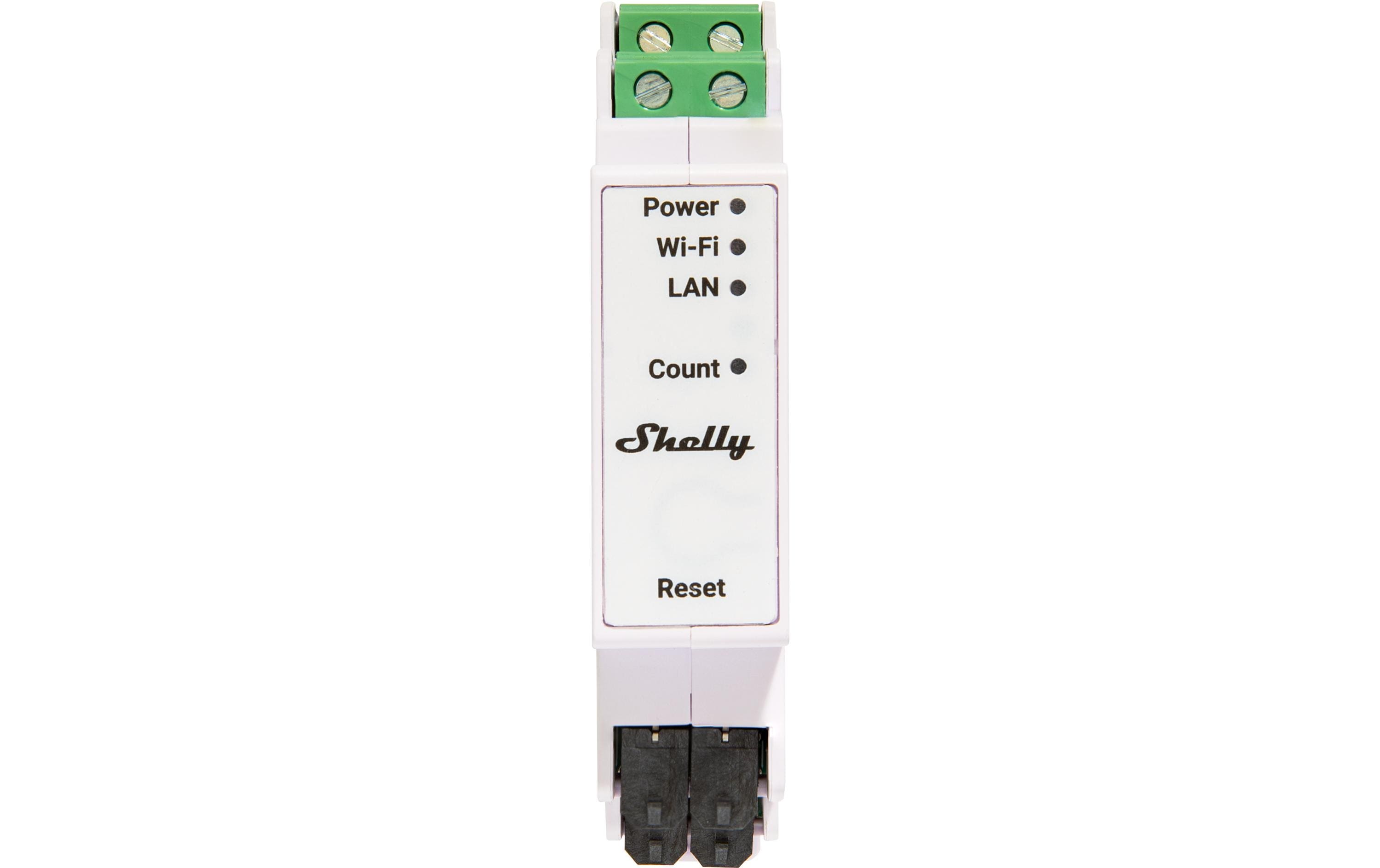 Shelly Pro 3EM Dreiphasen-Energiezähler<br>LAN und WLAN Leistungsmessgerät mit Shelly Pro AddOn Schnittstelle