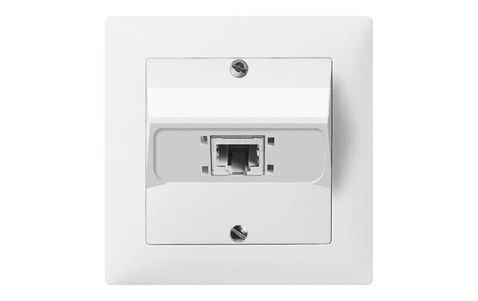 Netzwerkdose 1x RJ45, E-Typ ungeschirmt Kat.6Netzwerkdose WS22.TYB.0129
