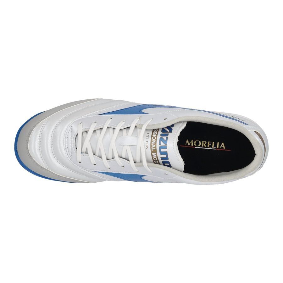 Mizuno Morelia Sala Pro TF Mugen - Blanc/Bleu/Doré