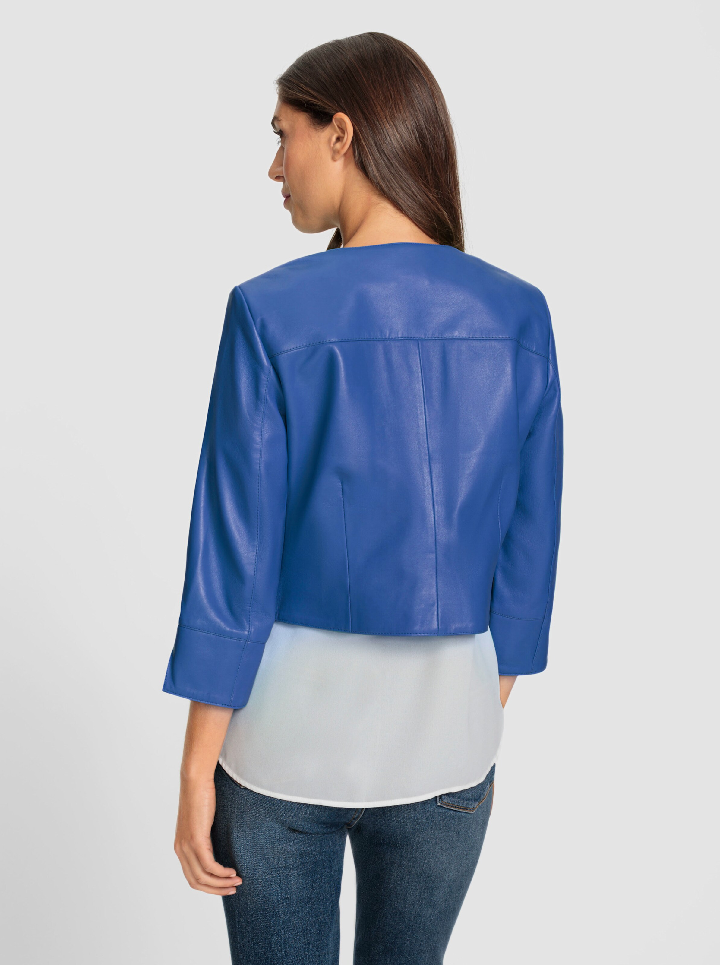 Leder-Jacke