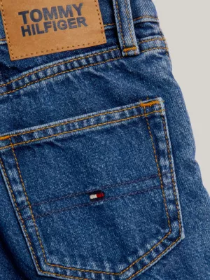 Shorts jeans de cintura média estilo namorada