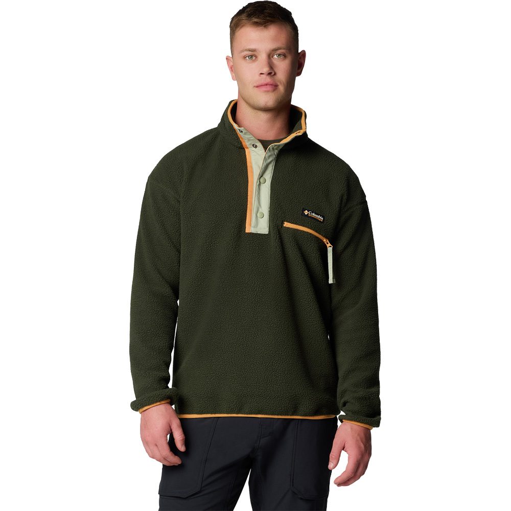 Columbia Helvetia™ II Half Snap Fleece Pullover Herren greenscape