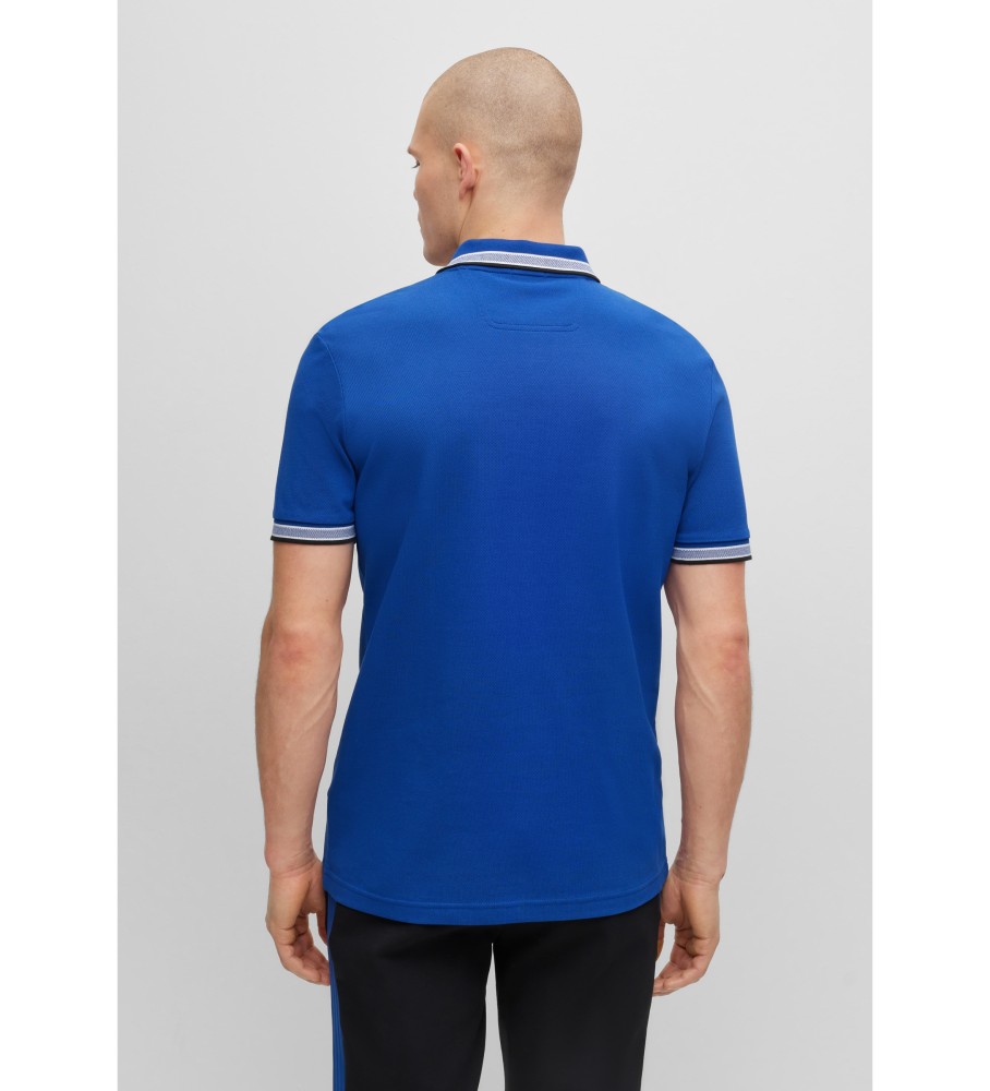 BOSS Polo Paddy Azul