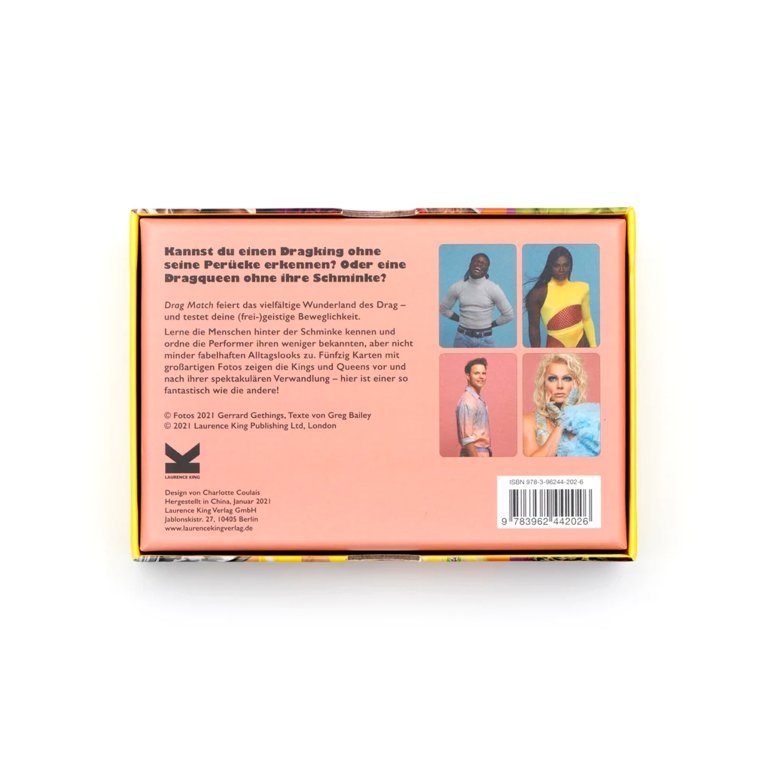 Laurence King Verlag Drag Match, Memo Spiel