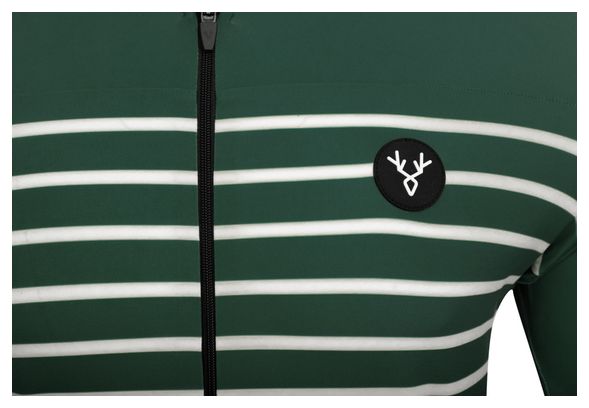Maillot Manches Courtes LeBram Ventoux Vert Agave Coupe Ajustée