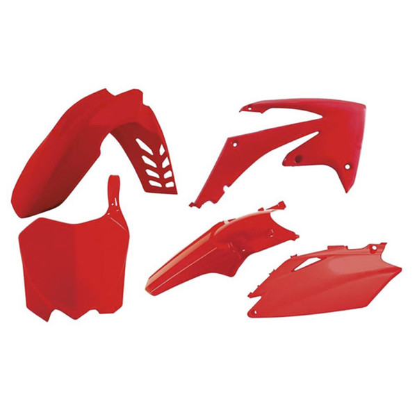 RTECHMX - Kit plastique Honda CRF (2009-2013) - RKITCRFRS0513 Rouge