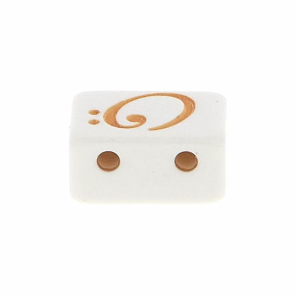 String Tie Classic Pearl White