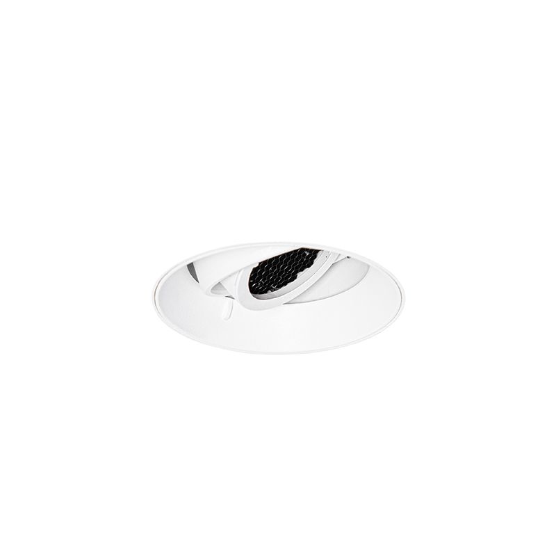 Set van 6 Moderne inbouwspot wit GU10 rond trimless - Oneon Honey