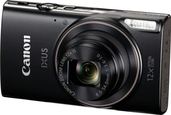Canon IXUS 285 HS - Digitalkamera - kompakt - 20.2 MP - 1080p / 30 fps - 12x optisk zoom - Wi-Fi, NFC - sort