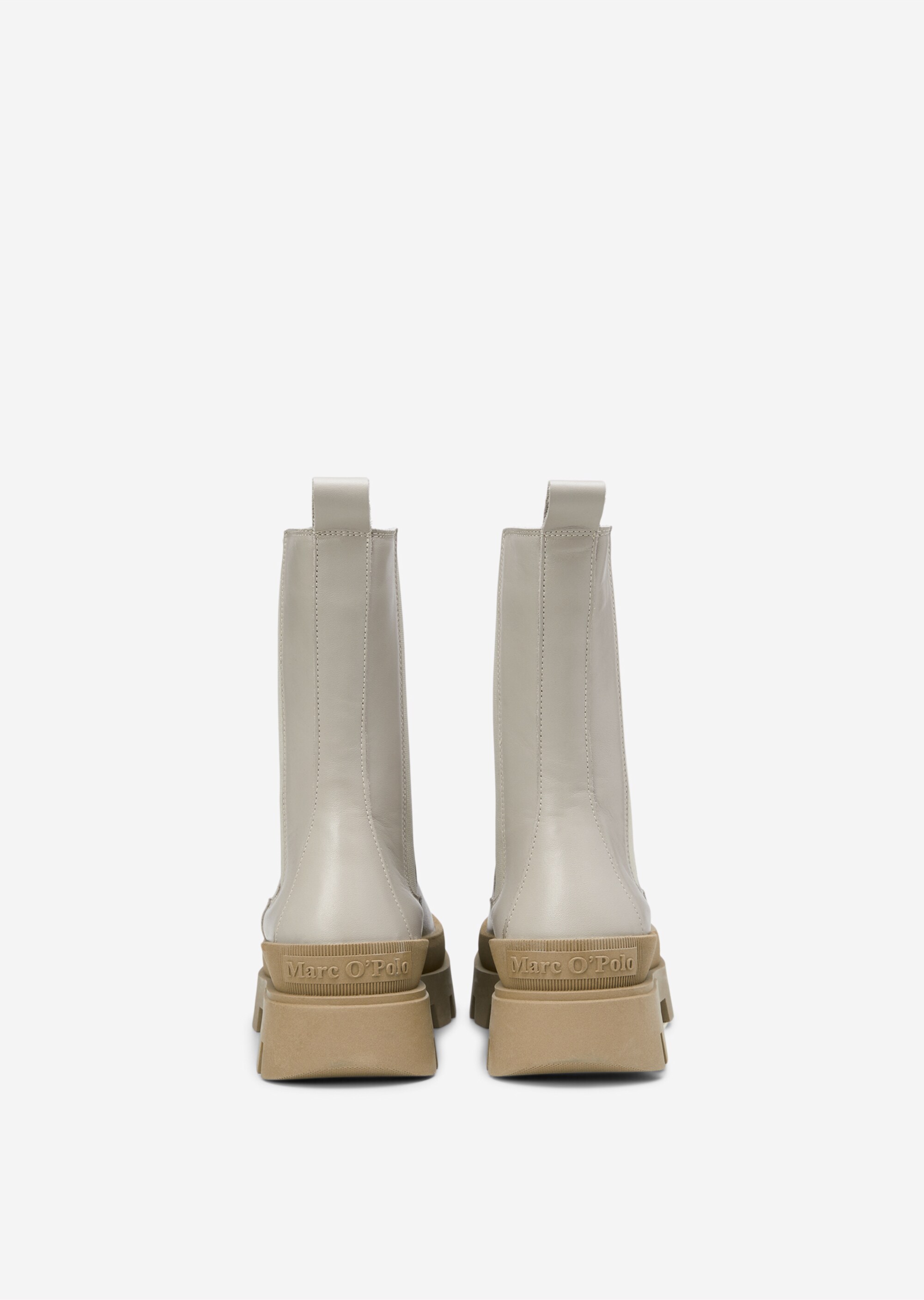 Hoher Chelsea-Boot aus glattem Kalbleder