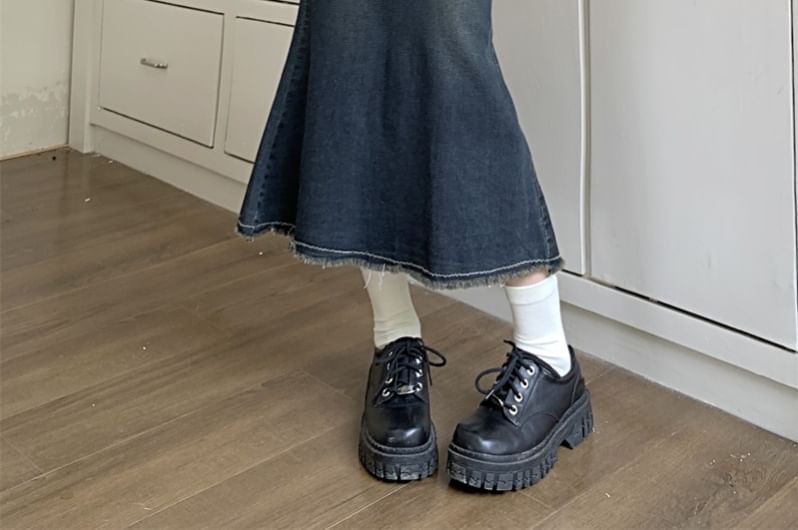 Bolgivy - Midi-rok met hoge taille, sterrenapplicatie en franjes