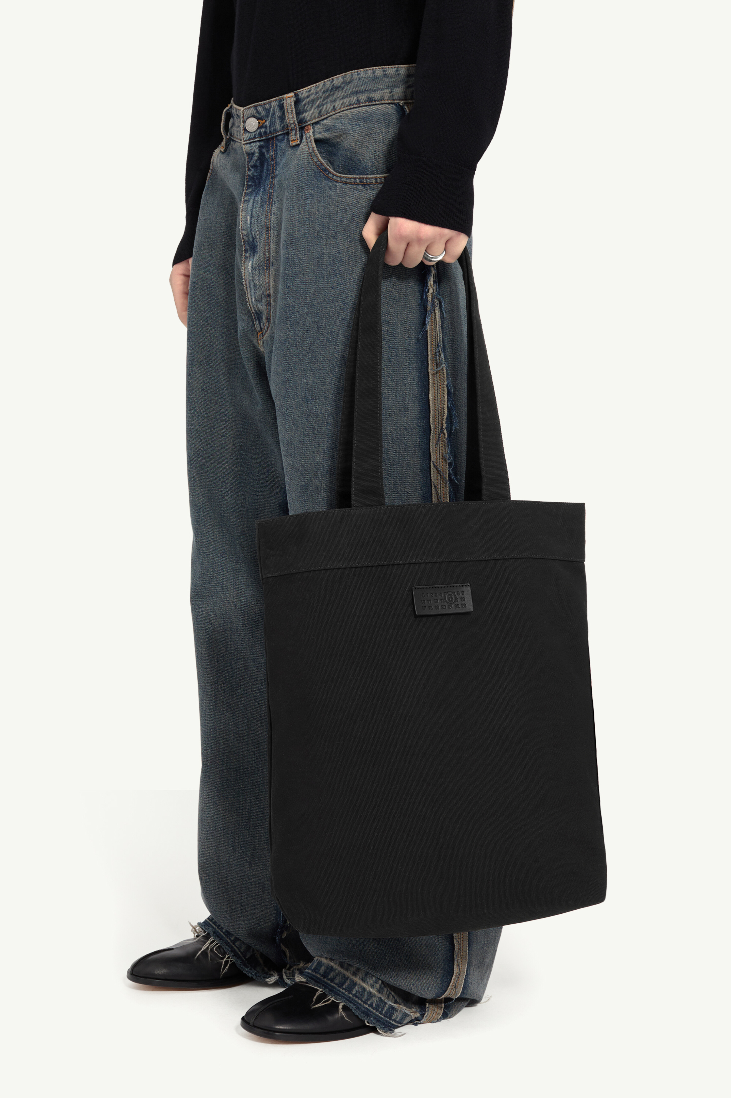 Shopping Bag Reversix en toile en 100% coton | MM6