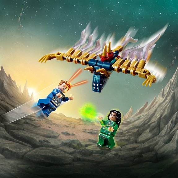 Dans l’ombre d’Arishem LEGO Marvels Eternals 76155
