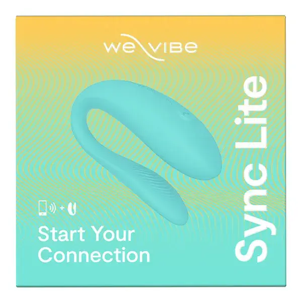 Vibrador conectado We-Vibe Sync Go Turquesa
