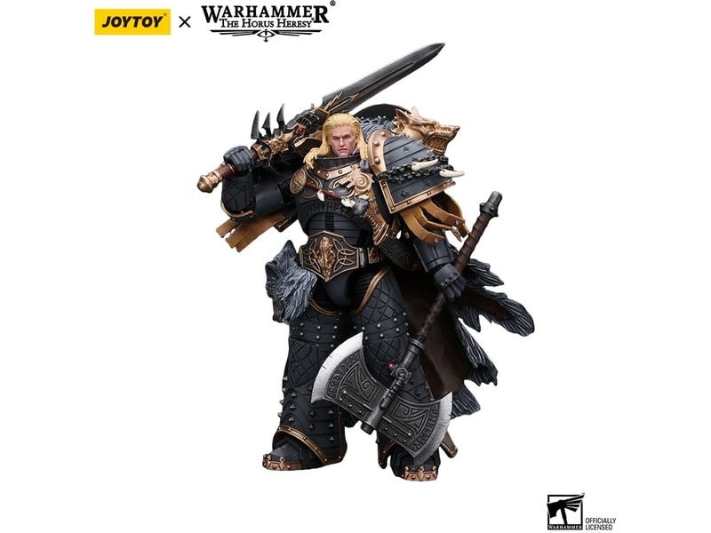 Joy Toy Warhammer Space Wolves Leman Russ Primarch of the 6 Sammelfigur aus dem Warhammer-Universum
