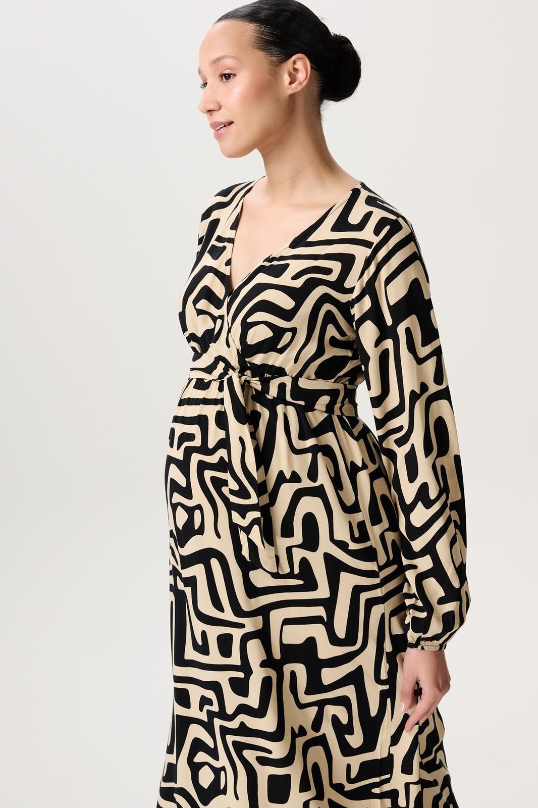 Noppies Maternity Jurk met voedingsfunctie Molde - Graphic Print