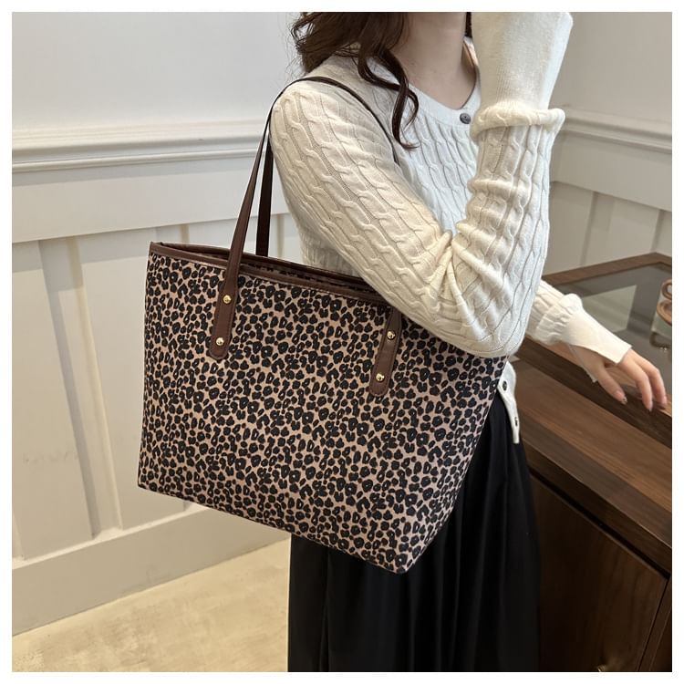 Kleevelind - Luipaardprint Tote Bag
