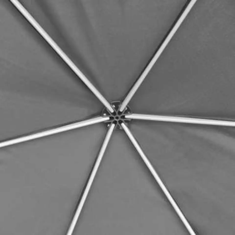 vidaXL - Partytent - Grijs - Stof
