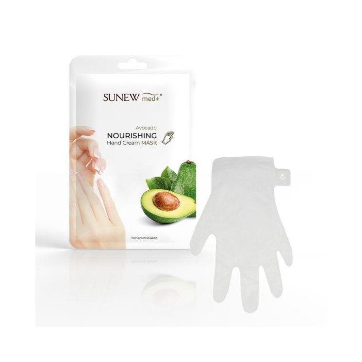 Sunew Med+ intensief hydraterend Avocado handmasker 1 paar/36 g