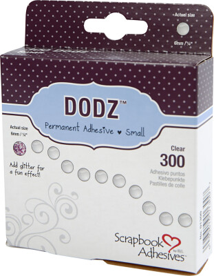 Dodz Klæbepunkter - Ø 6 MM - Tykkelse 0,5 MM - 300 Stk
