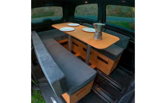 Moonbox Campingbox 115 mit Tisch passend für Van/Bus